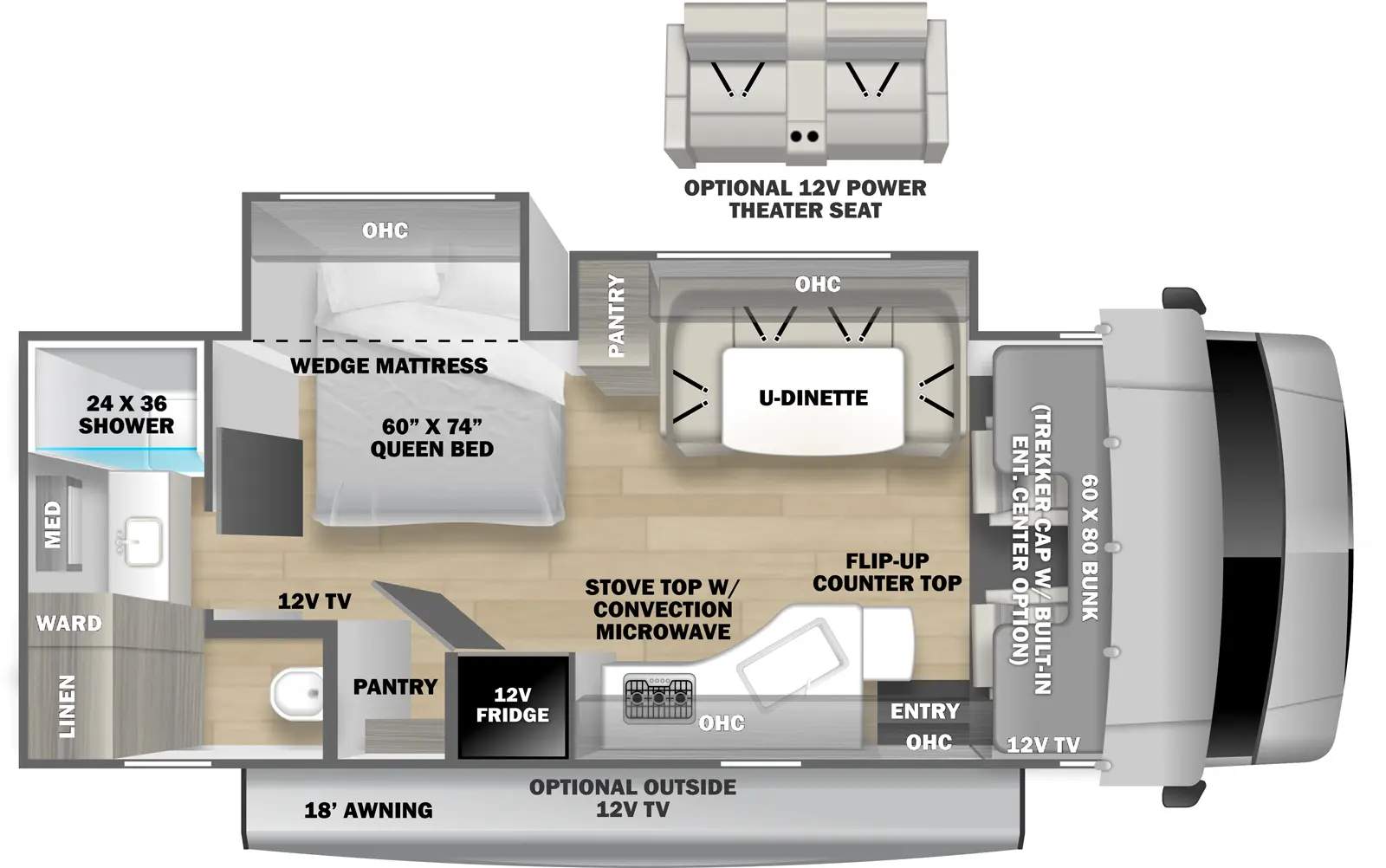 Forester Classic 2441DS Floorplan